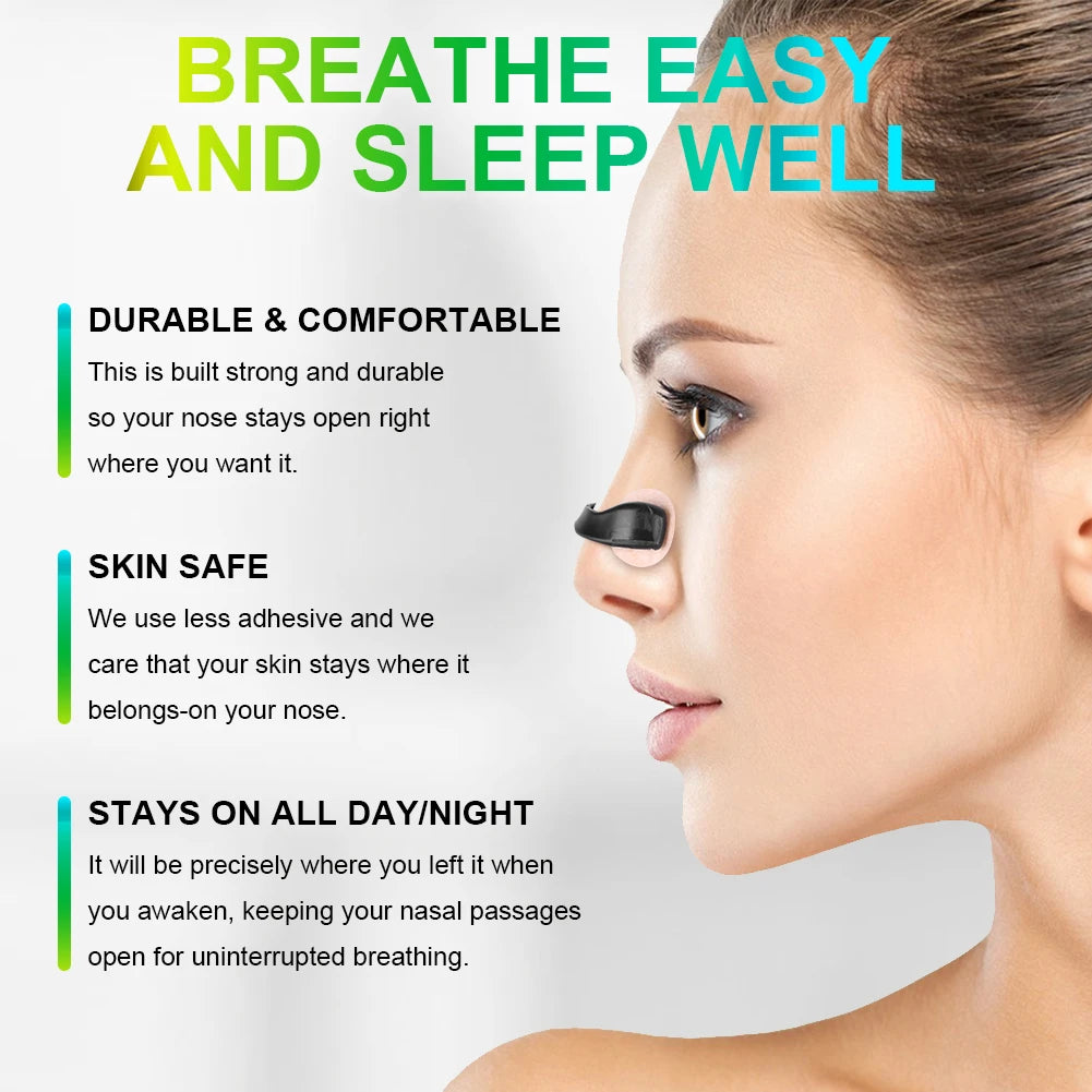 15Pairs Magnetic Nasal Strips Anti-Snoring Nose Strips Nasal Breathing Dilators Starter Kit Increase Air Intake Improve Sleeping