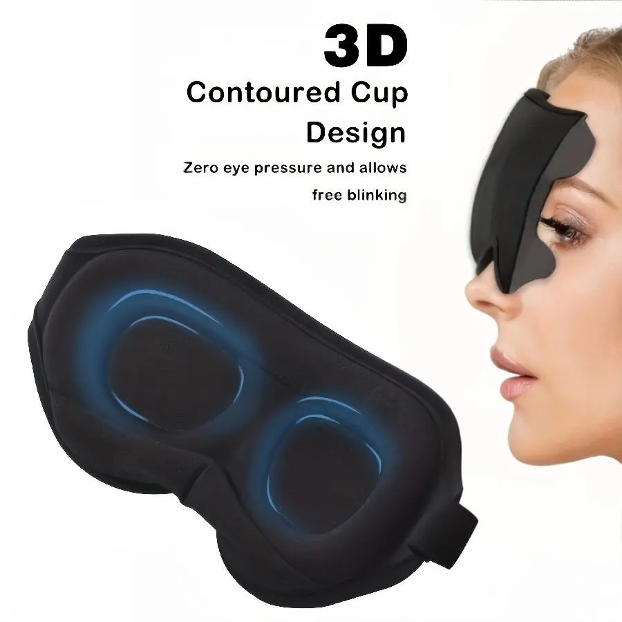 3D Three-Dimensional Eye Mask for Sleeping and Shading, Special for Adults, Boys and Girls, to Relieve Fatigue, Breathable And