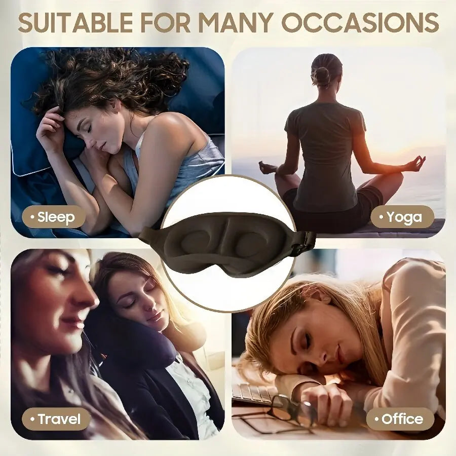 3D Three-Dimensional Eye Mask for Sleeping and Shading, Special for Adults, Boys and Girls, to Relieve Fatigue, Breathable And
