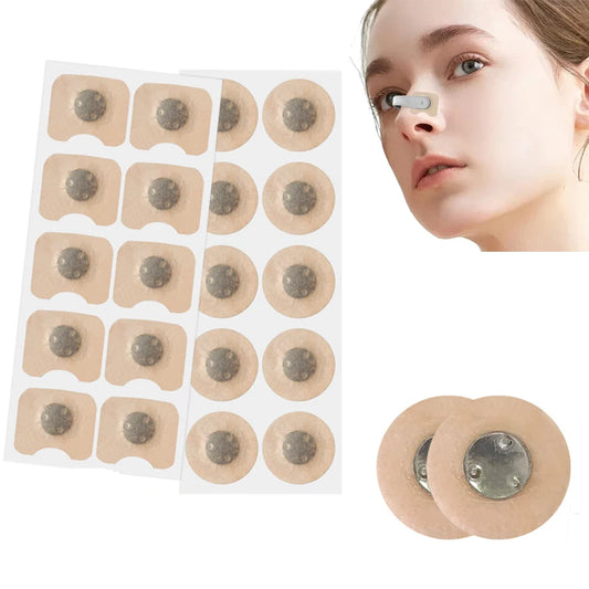 10/120/200Pcs Magnetic Nose Strips Pack of Anti-Snoring Nose Strips Nose Strips Magnetic Breathing Strip Accessory Improve Sleep
